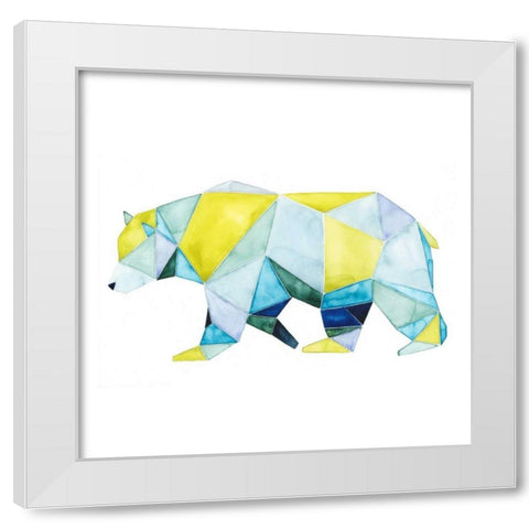 Geo Animal I White Modern Wood Framed Art Print by Popp, Grace