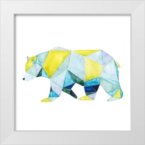 Geo Animal I White Modern Wood Framed Art Print by Popp, Grace