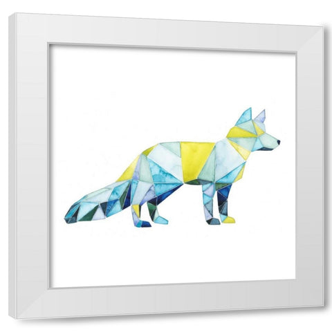 Geo Animal IV White Modern Wood Framed Art Print by Popp, Grace