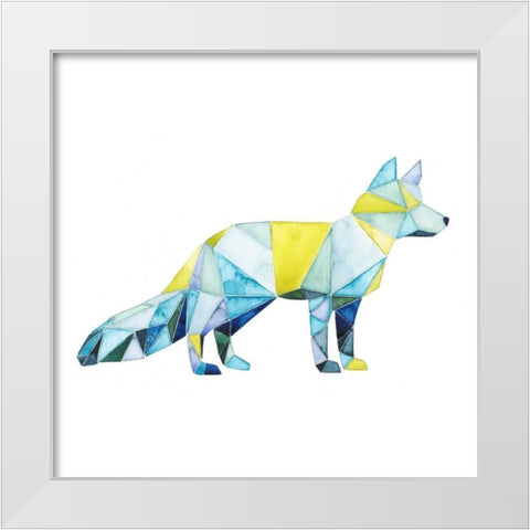 Geo Animal IV White Modern Wood Framed Art Print by Popp, Grace