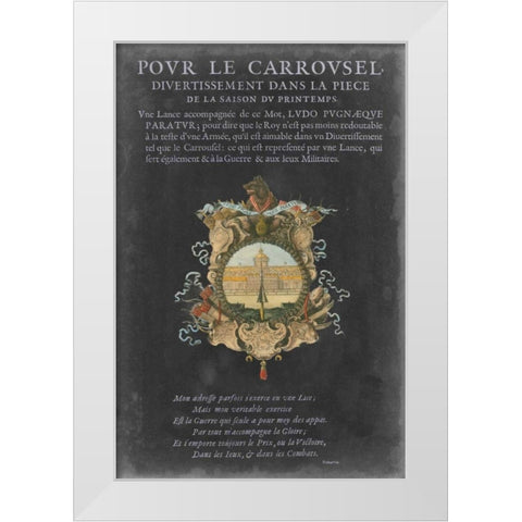 Vintage Bookplate IV White Modern Wood Framed Art Print by Vision Studio
