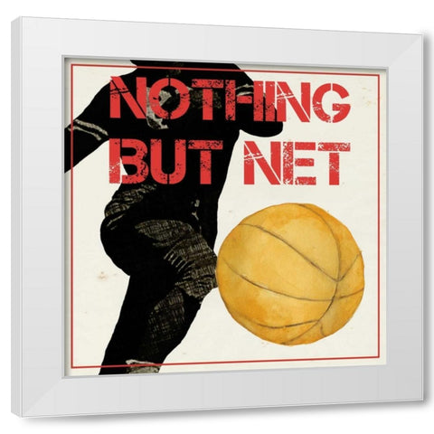 Sports Epigram III White Modern Wood Framed Art Print by Popp, Grace