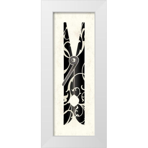 Pinned II 2-Up White Modern Wood Framed Art Print by Pied Piper Creative