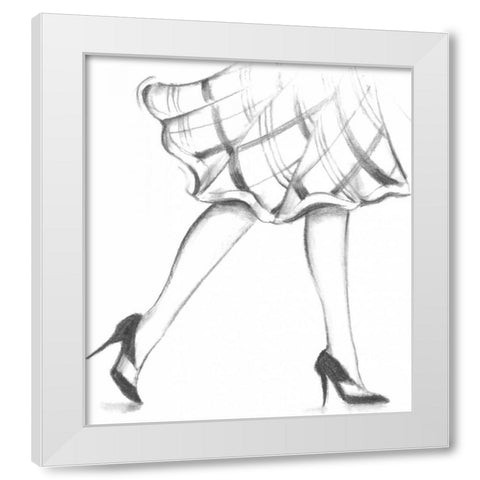 Perfect Companion II White Modern Wood Framed Art Print by Harper, Ethan