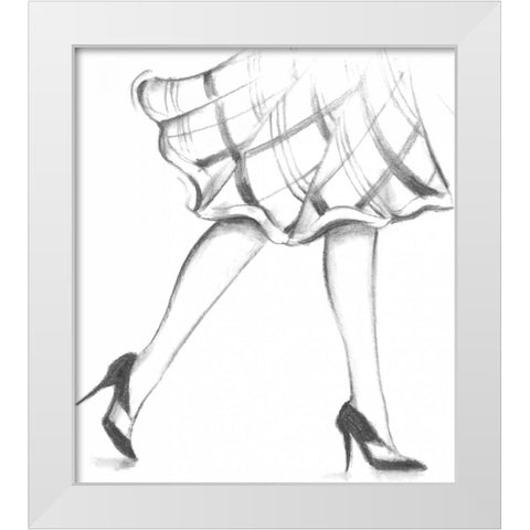 Perfect Companion II White Modern Wood Framed Art Print by Harper, Ethan