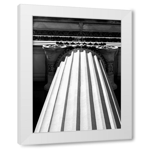 Structural Details I White Modern Wood Framed Art Print by Pica, Jeff