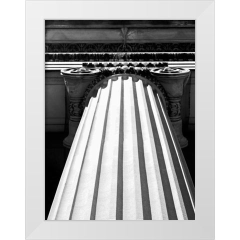 Structural Details I White Modern Wood Framed Art Print by Pica, Jeff