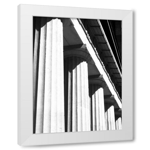 Structural Details II White Modern Wood Framed Art Print by Pica, Jeff
