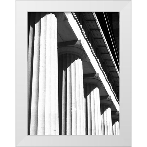 Structural Details II White Modern Wood Framed Art Print by Pica, Jeff