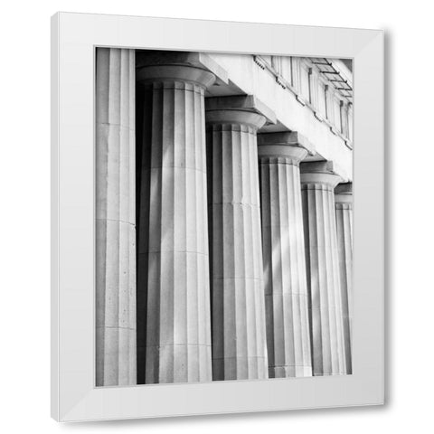 Structural Details IV White Modern Wood Framed Art Print by Pica, Jeff