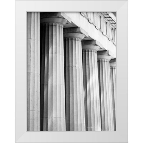 Structural Details IV White Modern Wood Framed Art Print by Pica, Jeff