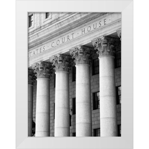 Structural Details V White Modern Wood Framed Art Print by Pica, Jeff