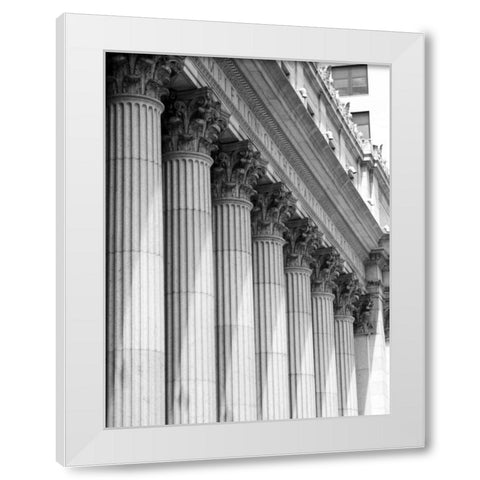 Structural Details VIII White Modern Wood Framed Art Print by Pica, Jeff
