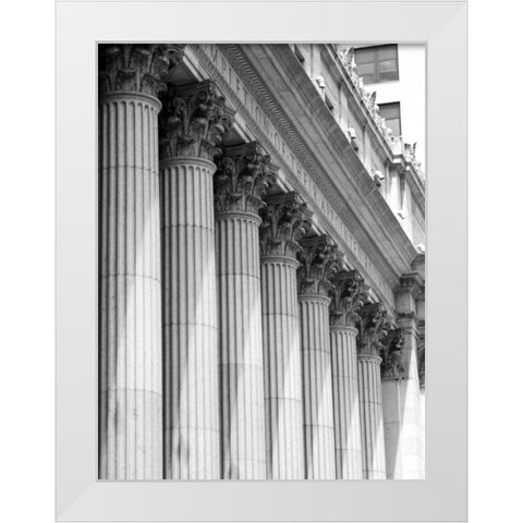 Structural Details VIII White Modern Wood Framed Art Print by Pica, Jeff