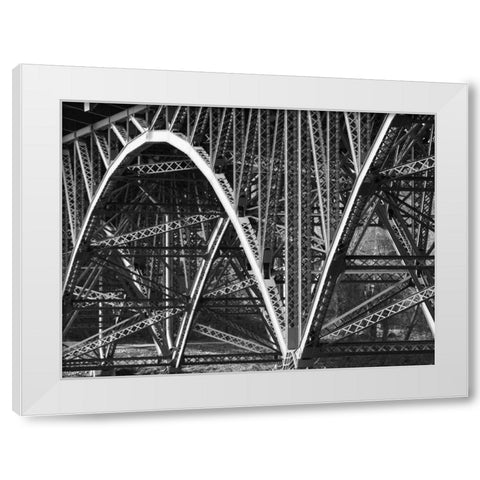Structural Details IX White Modern Wood Framed Art Print by Pica, Jeff