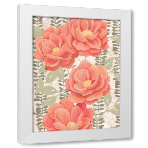 Summer Gardens II White Modern Wood Framed Art Print by Popp, Grace