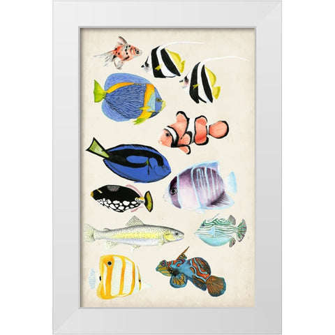 Antique Aquarium II White Modern Wood Framed Art Print by McCavitt, Naomi