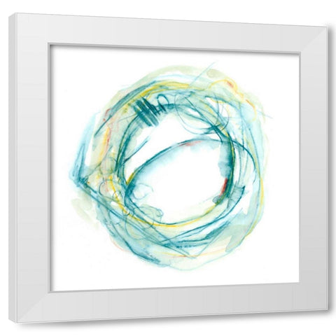 Orbital Path I White Modern Wood Framed Art Print by Harper, Ethan