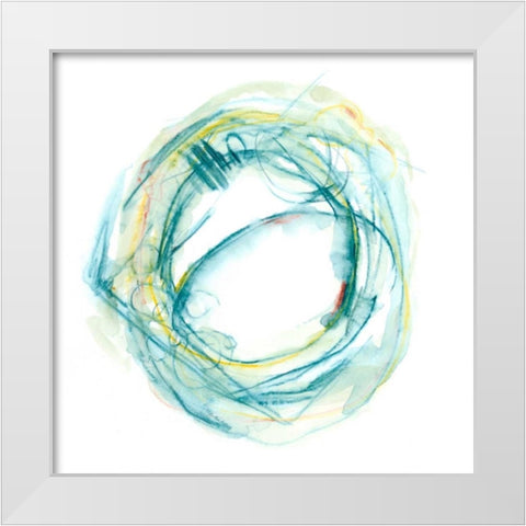 Orbital Path I White Modern Wood Framed Art Print by Harper, Ethan