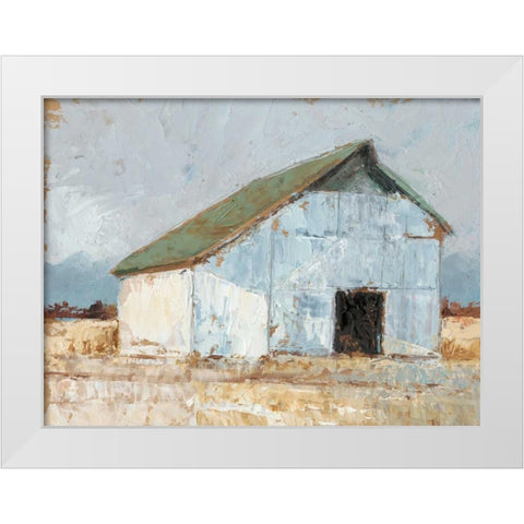 Whitewashed Barn I White Modern Wood Framed Art Print by Harper, Ethan