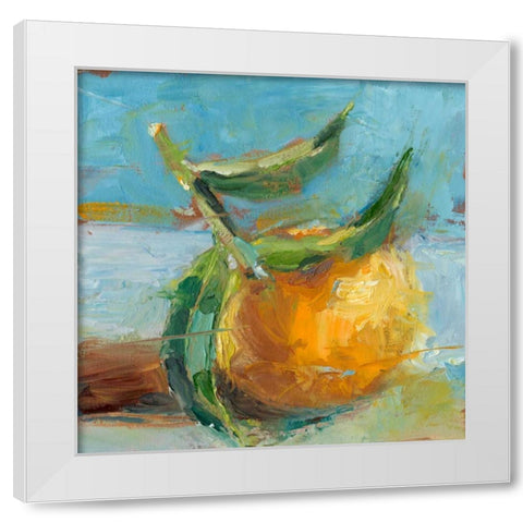 Impressionist Fruit Study III White Modern Wood Framed Art Print by Harper, Ethan