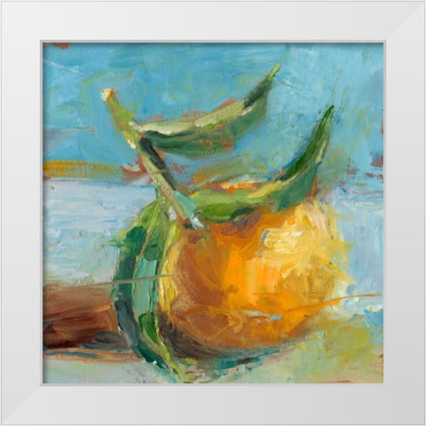 Impressionist Fruit Study III White Modern Wood Framed Art Print by Harper, Ethan