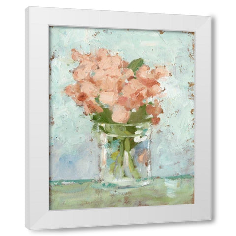 Impressionist Floral Study I White Modern Wood Framed Art Print by Harper, Ethan