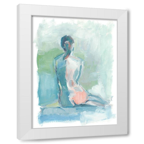 Modern Figure Study I White Modern Wood Framed Art Print by Harper, Ethan