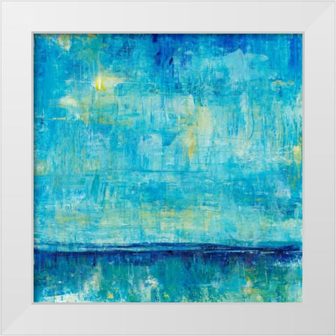 Water Reflections IV White Modern Wood Framed Art Print by OToole, Tim