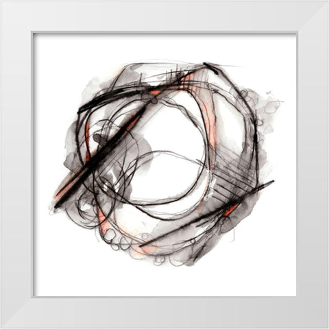 Custom Bumble Bee Flight II White Modern Wood Framed Art Print by Harper, Ethan