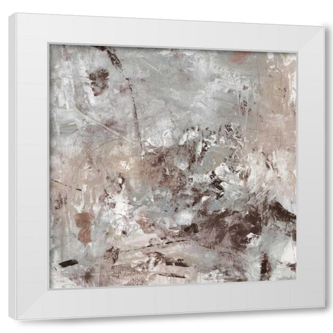 Neutral Display I White Modern Wood Framed Art Print by OToole, Tim