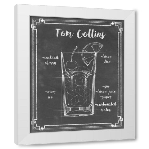 Mixology II White Modern Wood Framed Art Print by Harper, Ethan