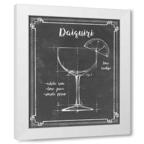 Mixology III White Modern Wood Framed Art Print by Harper, Ethan