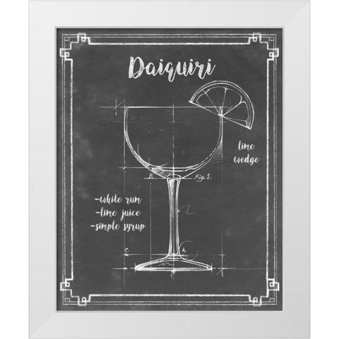 Mixology III White Modern Wood Framed Art Print by Harper, Ethan