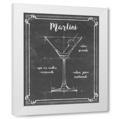 Mixology V White Modern Wood Framed Art Print by Harper, Ethan
