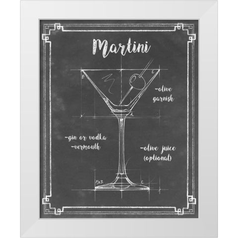 Mixology V White Modern Wood Framed Art Print by Harper, Ethan