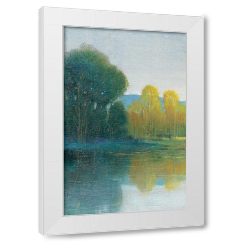 Last Light I White Modern Wood Framed Art Print by OToole, Tim