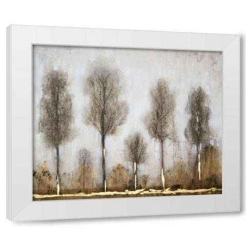 Gray Day I White Modern Wood Framed Art Print by OToole, Tim