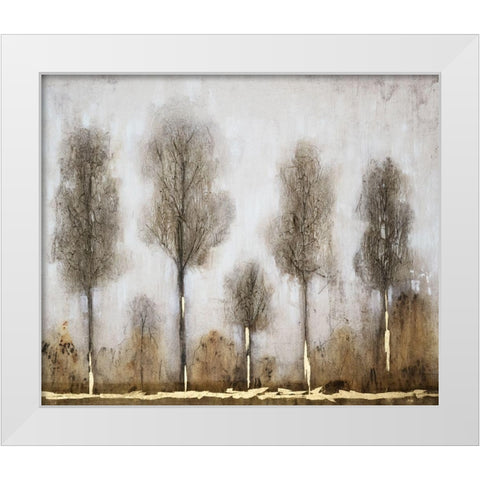 Gray Day I White Modern Wood Framed Art Print by OToole, Tim