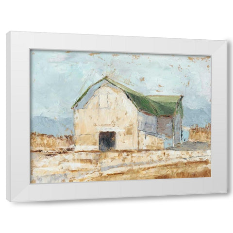 Whitewashed Barn IV White Modern Wood Framed Art Print by Harper, Ethan