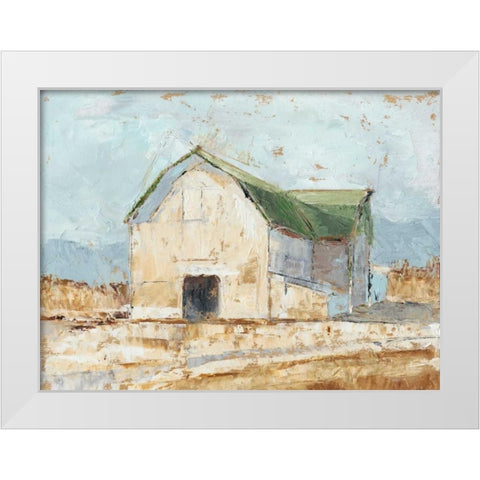 Whitewashed Barn IV White Modern Wood Framed Art Print by Harper, Ethan