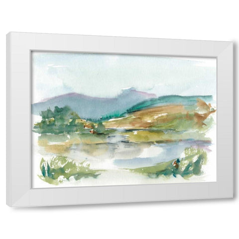 Impressionist Watercolor II White Modern Wood Framed Art Print by Harper, Ethan