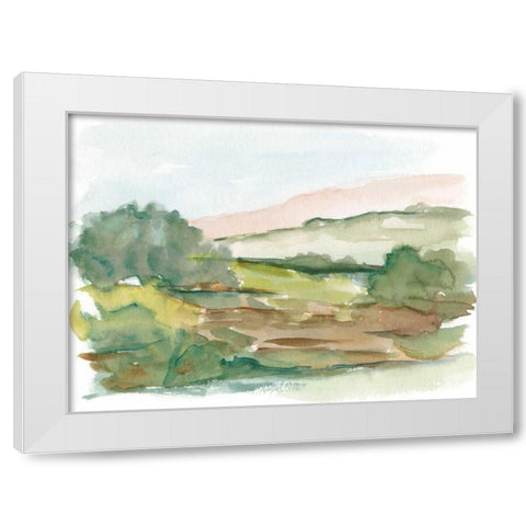 Impressionist Watercolor IV White Modern Wood Framed Art Print by Harper, Ethan