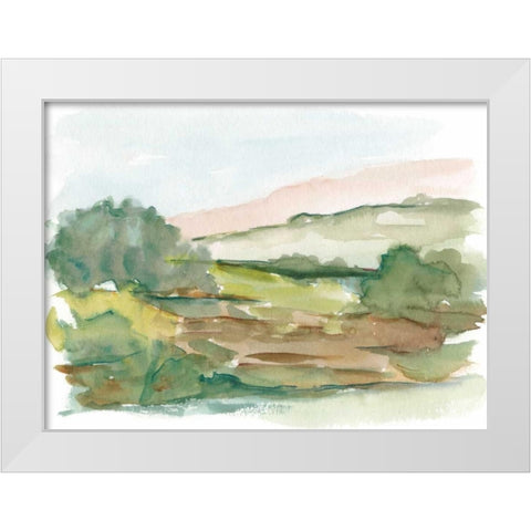 Impressionist Watercolor IV White Modern Wood Framed Art Print by Harper, Ethan