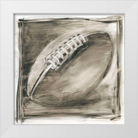 Vintage Varsity III White Modern Wood Framed Art Print by Harper, Ethan