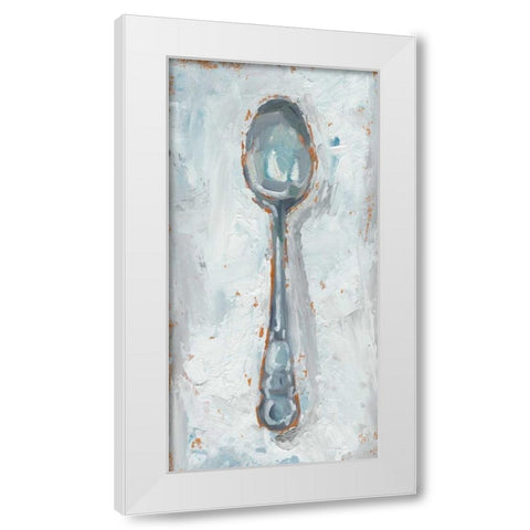 Impressionist Flatware I White Modern Wood Framed Art Print by Harper, Ethan