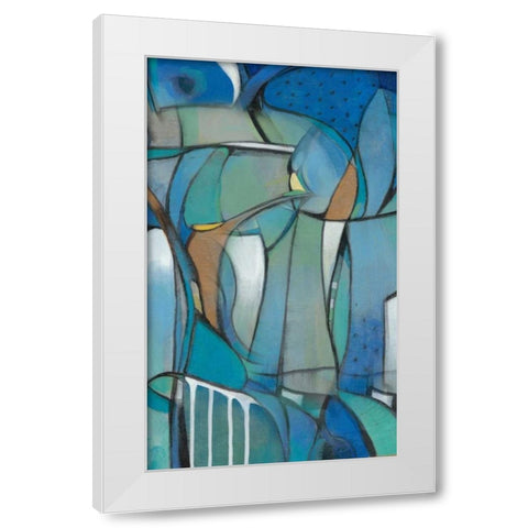 Rose Bud I White Modern Wood Framed Art Print by OToole, Tim