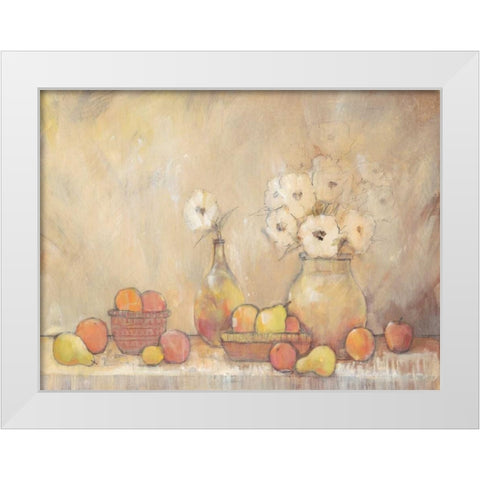 Minimalist Still Life Study I White Modern Wood Framed Art Print by OToole, Tim