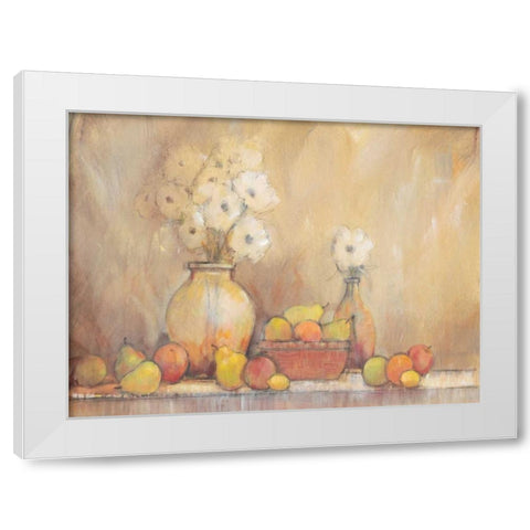Minimalist Still Life Study II White Modern Wood Framed Art Print by OToole, Tim