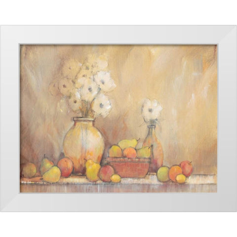 Minimalist Still Life Study II White Modern Wood Framed Art Print by OToole, Tim
